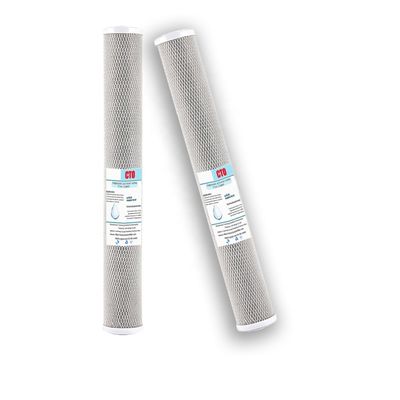 20 pulgadas Huiston filtro circular de carbón activado ideal para el tratamiento de agua industrial