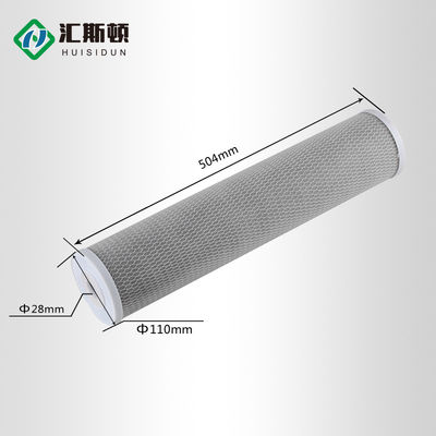 Longitud 20 " 5micron CTO Filtro de bloque de carbón activado para filtración de agua de toda la casa