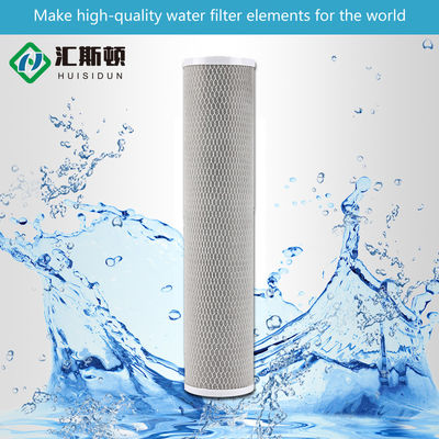 Longitud 20 " 5micron CTO Filtro de bloque de carbón activado para filtración de agua de toda la casa