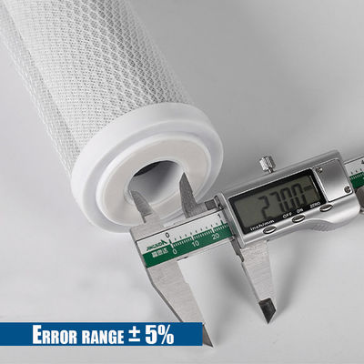 Cartucho de filtro sinterizado CTO de 10 pulgadas para prefiltración y tratamiento de agua doméstica