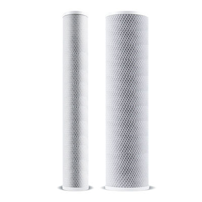 Cartucho de purificador de agua de carbono activado CTO FILTER para el hogar 20 pulgadas de eficiencia