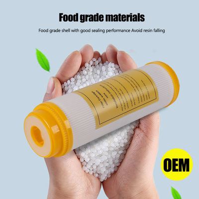 Tratamiento de agua para el hogar cartucho de filtro de resina de 10 pulgadas para ósmosis inversa en toda la casa