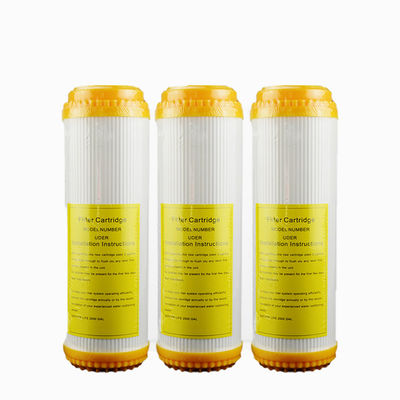 10 pulgadas de pre-filtro de intercambio de iones de resina de ablandamiento de filtro elemento para la purificación del agua