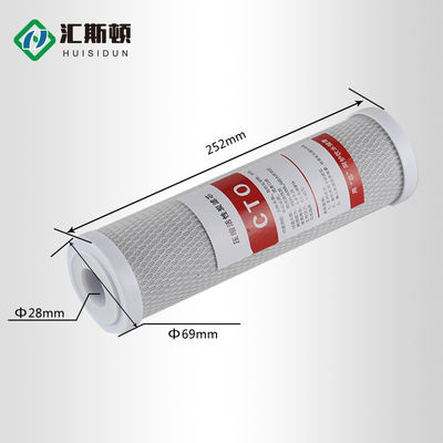 Filtro de carbón activado de 10 pulgadas para el tratamiento químico del agua con electroplacado