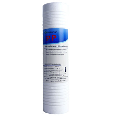 20 pulgadas 30 pulgadas 40 pulgadas PP filtro de fusión soplado cartucho para el tratamiento del agua