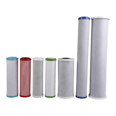 Cartucho de filtro de agua de bloque de carbono de capacidad estándar CTO para agua del grifo municipal