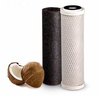 Cartucho de filtro de agua de bloque de carbono de capacidad estándar CTO para agua del grifo municipal
